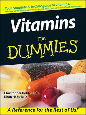 cover image of Vitamins For Dummies